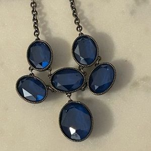 Blue Touchstone Crystal Royal Blue necklace